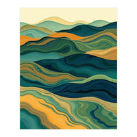 Rolling Hills of Oceania (Print Only)