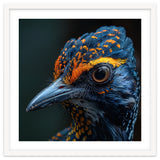 Close Up Of A Colorful Bird Head And Eye thumbnail