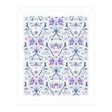 Bohemian Garden Blue Pattern (Print Only) thumbnail