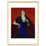 The Blue Dress. Date: 1911. Dimensions: 146.2 cm x 114.4 cm, 161.0 cm x 129.4 cm. thumbnail