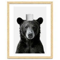 Bear, Toilet Paper Crown, Nursery Animal Art for Children