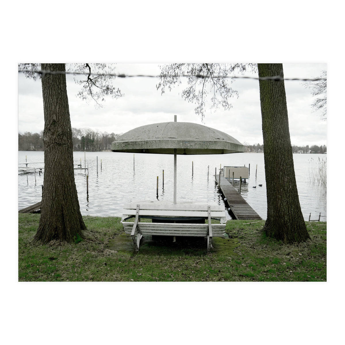 Lakeside rest place - out of season (Print Only)