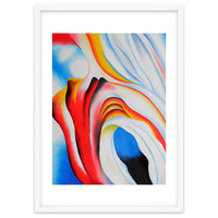 Georgia O’Keeffe – Music, Pink and Blue (1918) | Abstract Modernist Harmony of Color and Emotion