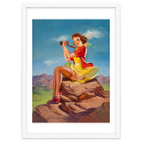 Pinup Sexy Binoculars Girl thumbnail