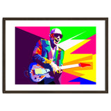 Joe Satriani Rock Guitar Instrumental Pop Art WPAP thumbnail