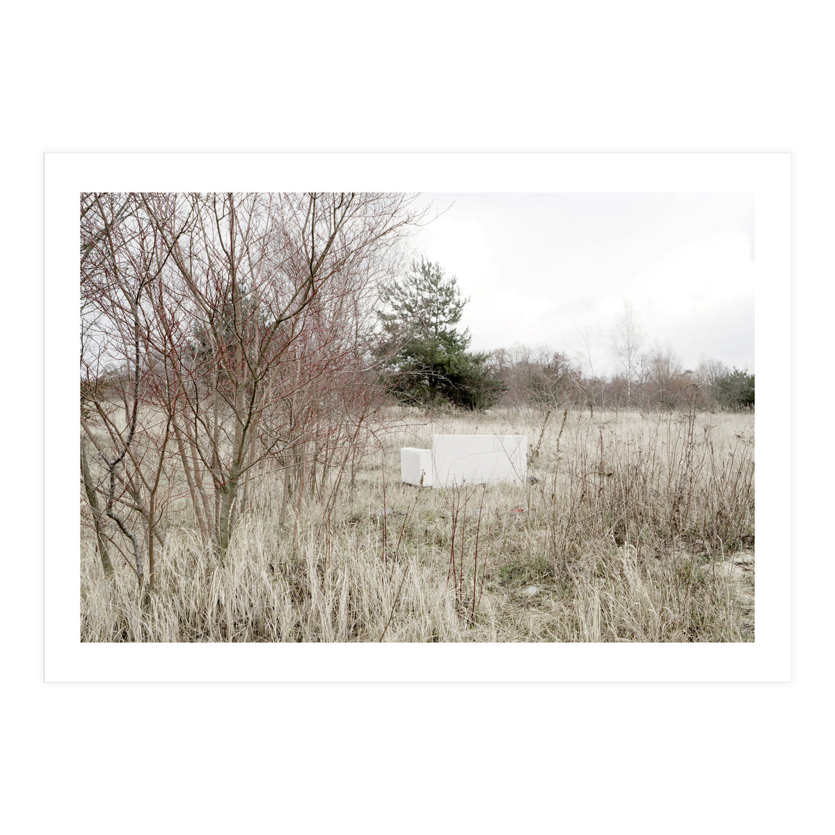 Abandoned Sofa in the middle of nowhere (Print Only)