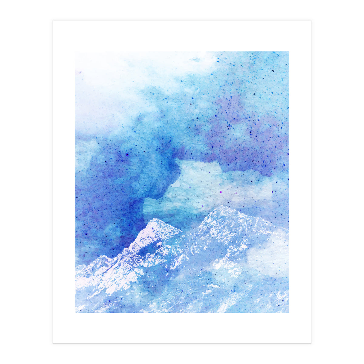 Snowy Mountain (Print Only)