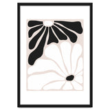Floral Yin Yang, Scandinavian Nature Flowers Botanical Concept, Plants Blossom Positivity Neutral Minimalism thumbnail