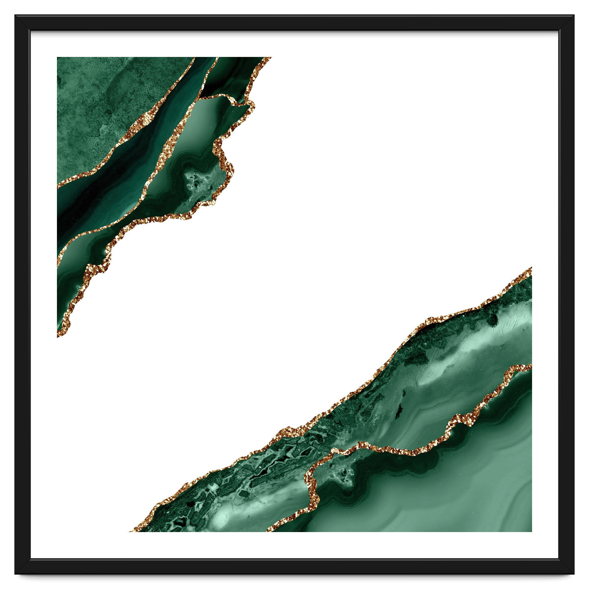 Emerald & Gold Agate Texture 13