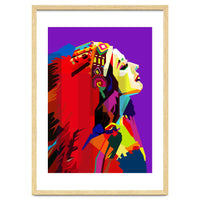 Apache Woman Pop Art Wpap