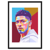 Jude Bellingham pop art portrait thumbnail