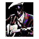 Lightnin' Hopkins American Country Blues Musician legend Colorful Art (Print Only) thumbnail