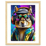 A Chipmunk In Headphones And Glasses thumbnail
