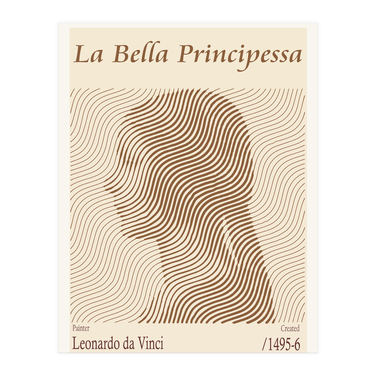 La Bella Principessa – Leonardo Da Vinci (1495 6) (Print Only)