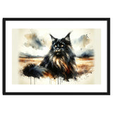 Mystical Black Cat In The Wild thumbnail