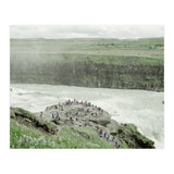 Tourists at the edge of the big river - Iceland  (Print Only) thumbnail