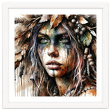 Autumn Leaf Druid Woman Portrait thumbnail