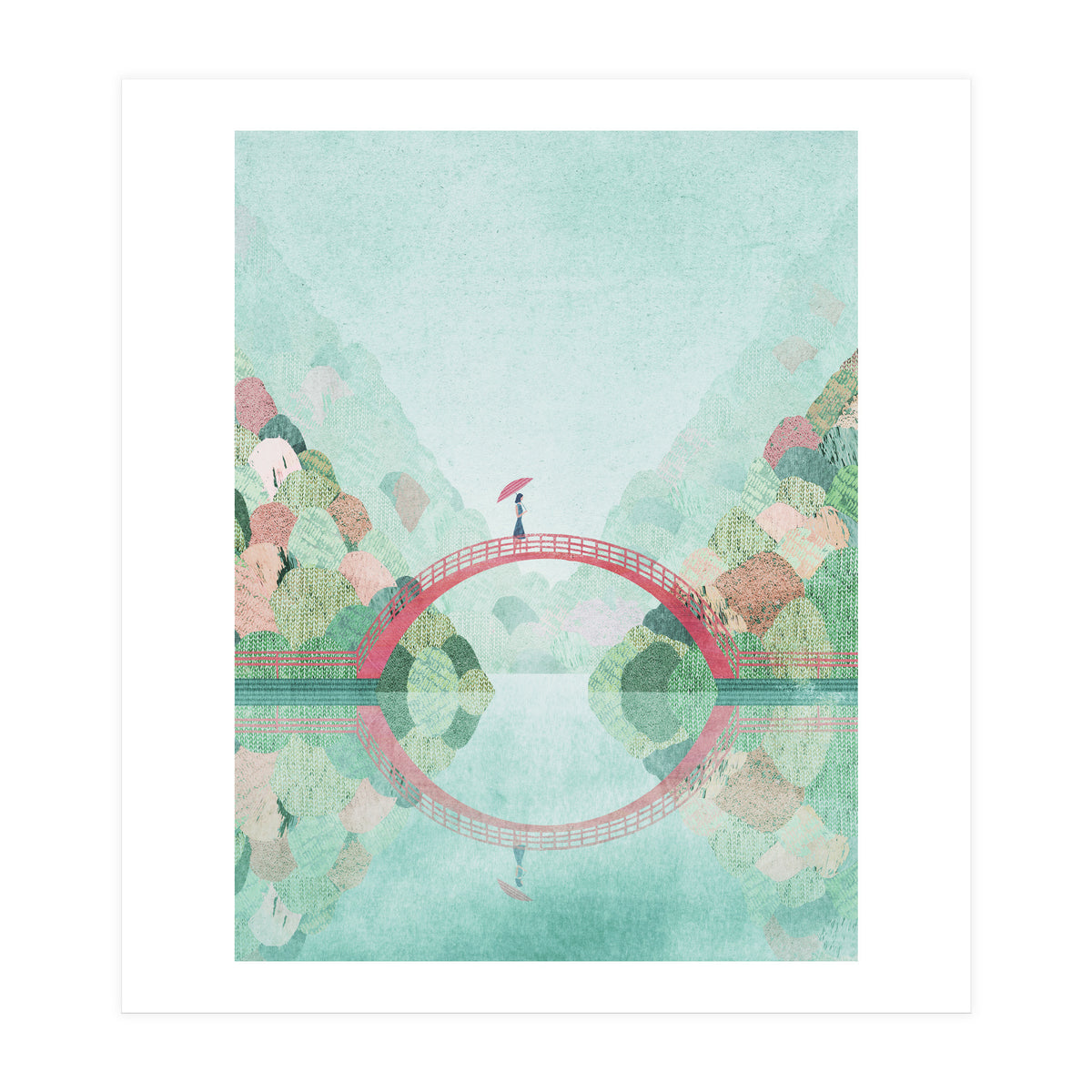 Girl On The Bridge (Print Only)