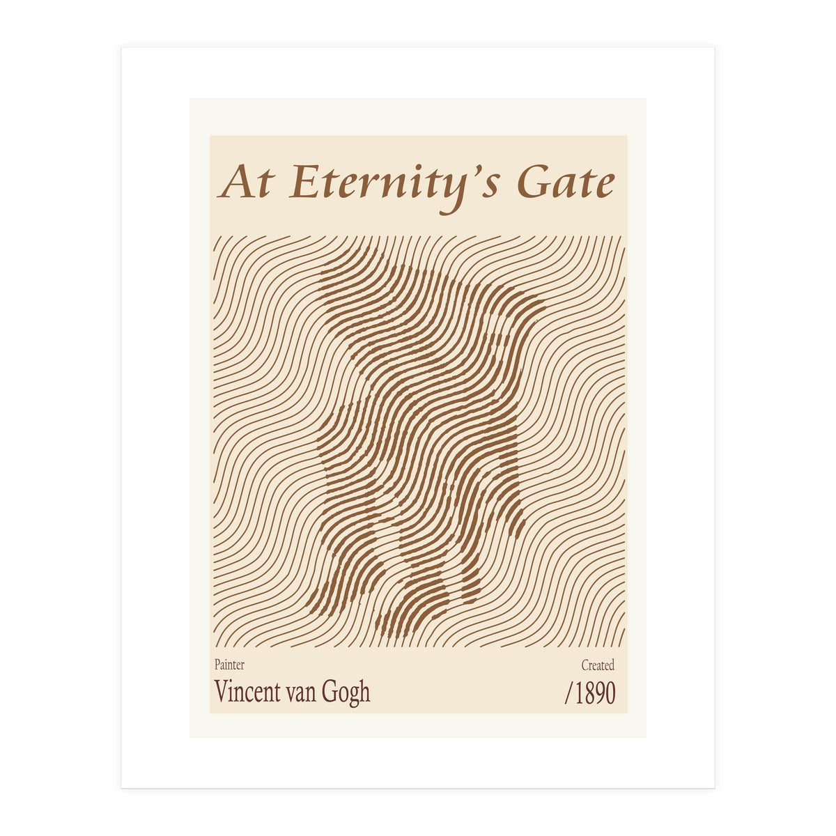 At Eternity’s Gate Vincent Van Gogh (1890) (Print Only)
