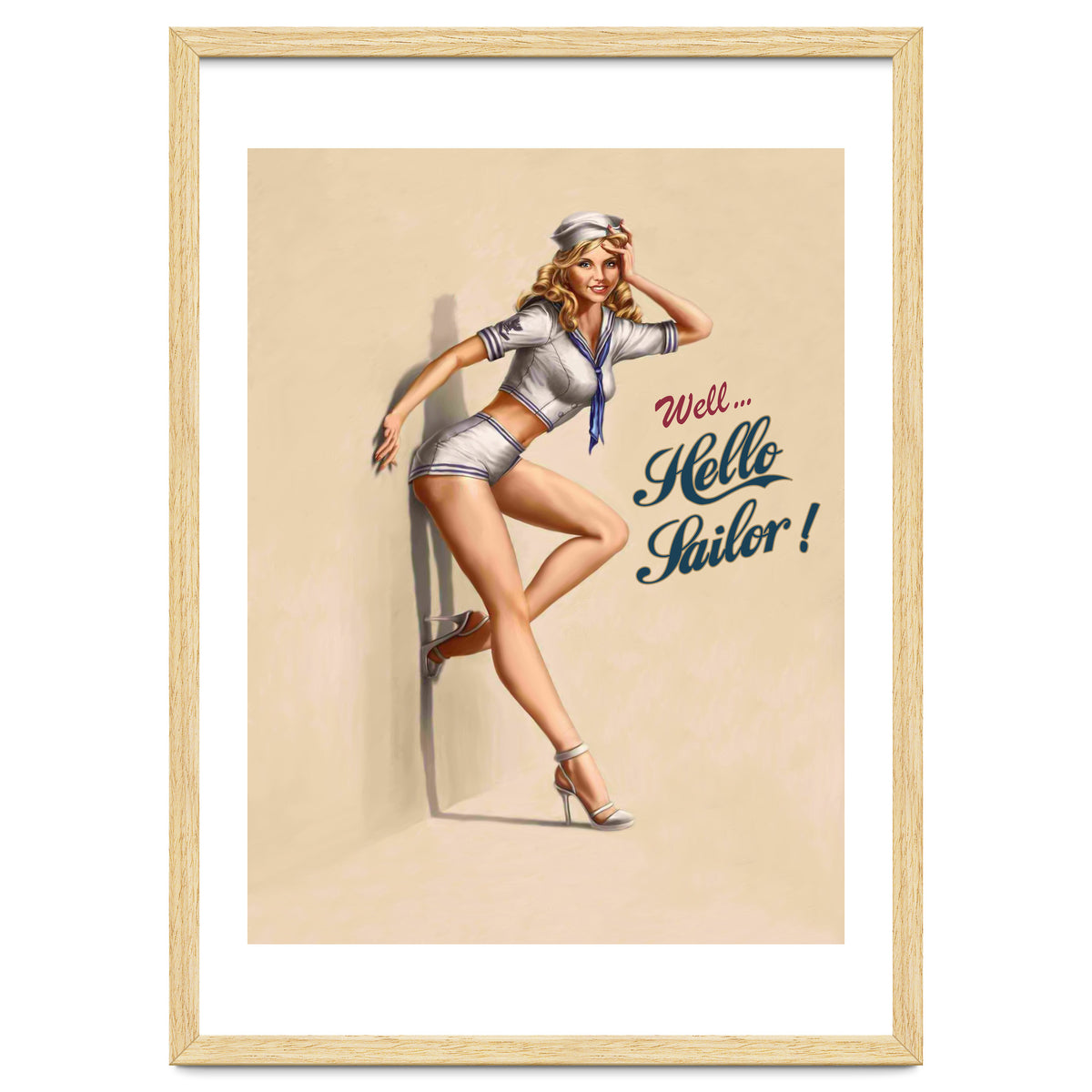 Hallo Sailor Pinup Girl
