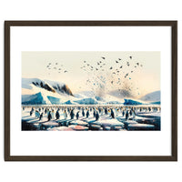 Antarctic Expanse Penguins Path