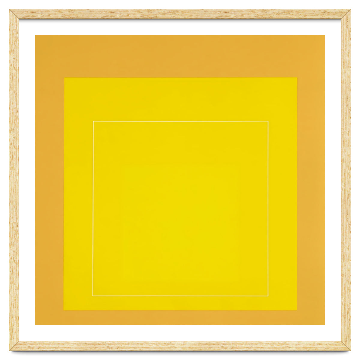JOSEF ALBERS - HOMAGE TO THE SQUARE YELLOW