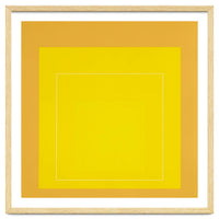 JOSEF ALBERS - HOMAGE TO THE SQUARE YELLOW