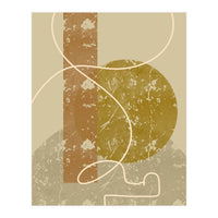 Interaction of Shapes and Lines (Print Only)