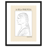 La Bella Principessa – Leonardo Da Vinci Ascii Art thumbnail