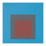 JOSEF ALBERS - HOMAGE TO THE SQUARE, BLUE, DARK RED  (Print Only) thumbnail