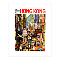 Hong Kong, in People Crowd (Print Only)