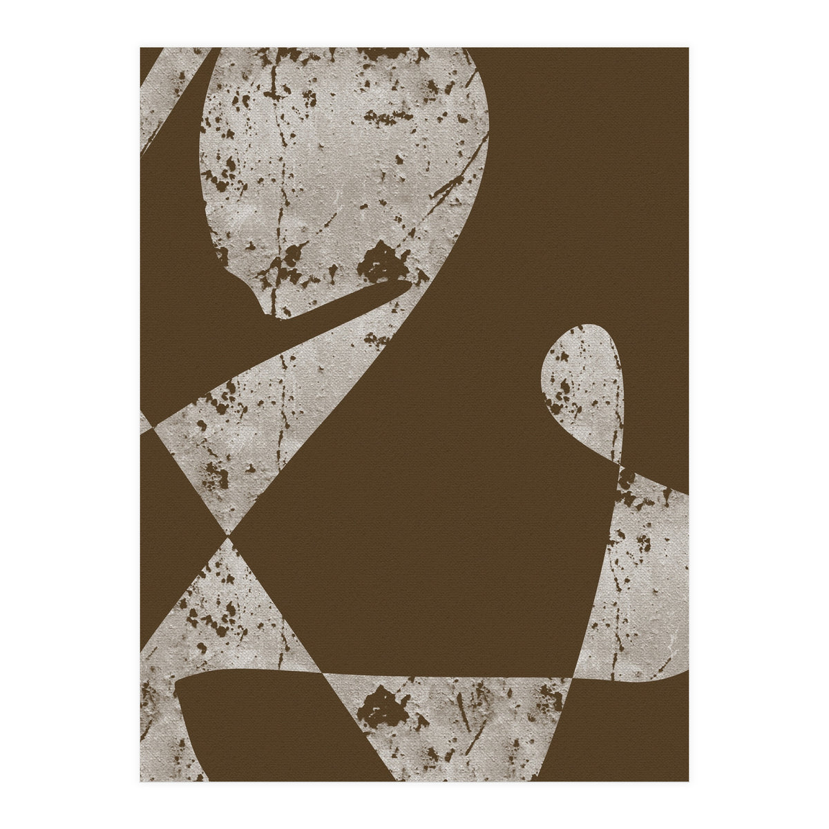 Abstract White Scratch (Print Only)