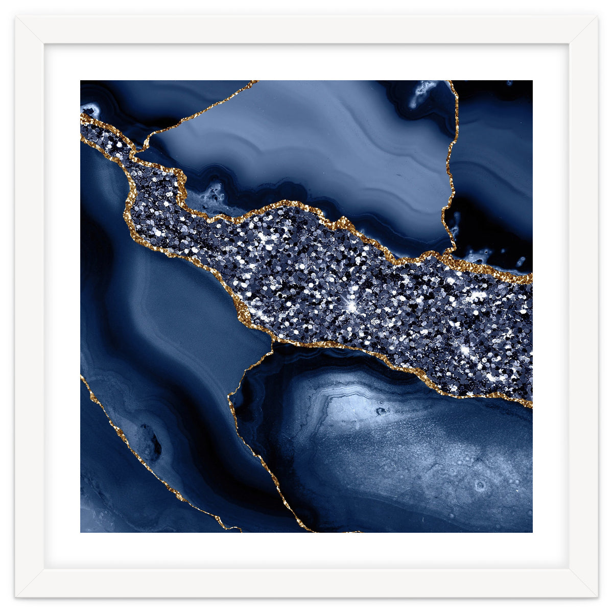 Agate Glitter Ocean Texture 05