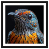 Close Up Of A Colorful Exotic Bird Head thumbnail