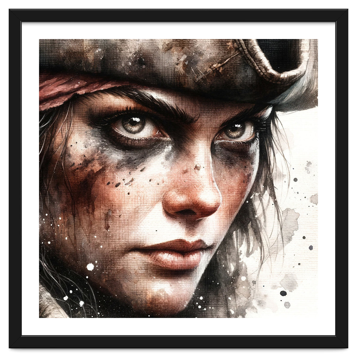 Fierce Pirate Captain Portrait
