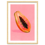 Papaya fruit illustration thumbnail