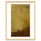 Dog, half submerged. One of the " from the Quinta del Sordo, Goya's house.1819-1823. thumbnail