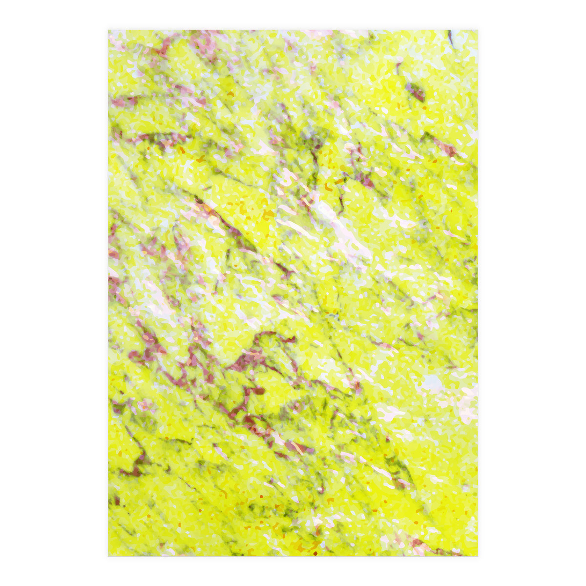 Lemon & Pink Marble (Print Only)