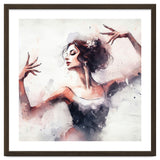 Elegant Ballet Dancer Portrait In Motion thumbnail