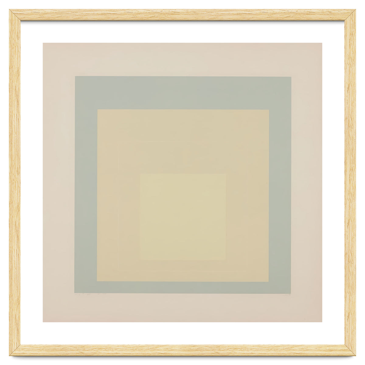 JOSEF ALBERS - HOMAGE TO THE SQUARE