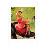 Pinup Girl On A Chariot Fast Ride (Print Only) thumbnail