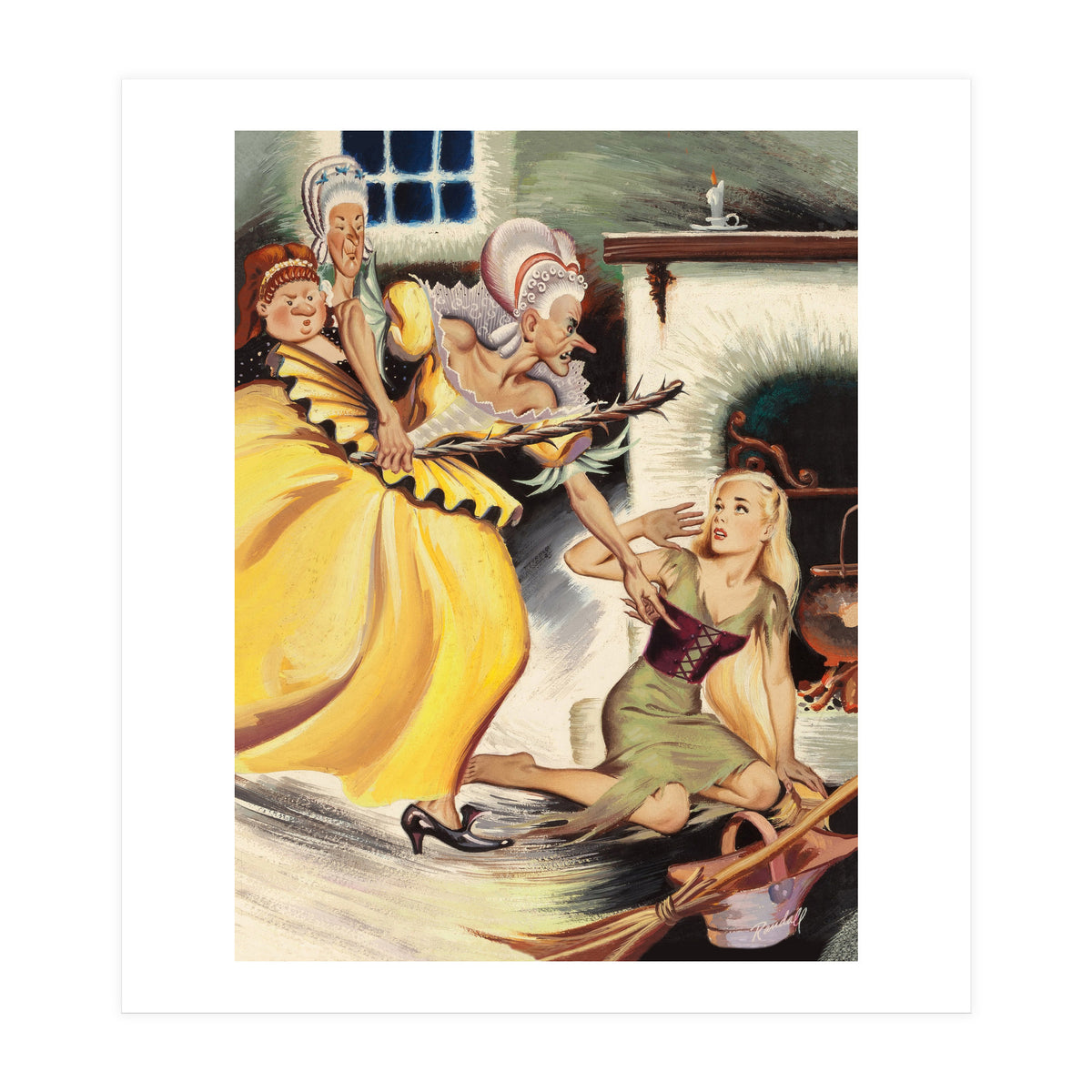 Pinup Cinderella  (Print Only)