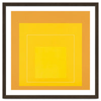 JOSEF ALBERS - HOMAGE TO THE SQUARE ORANGE YELLOW