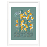 calendar 2025  linocut meadow green thumbnail