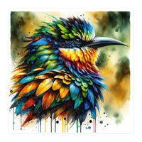 Vibrant Tropical Bird Portrait (Print Only)