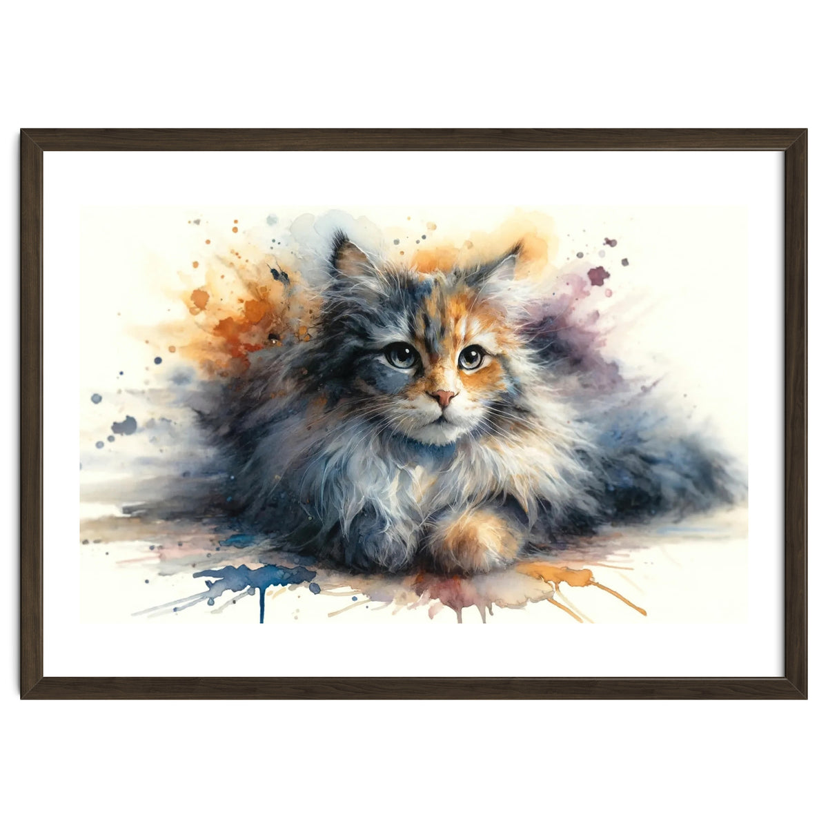 Whimsical Kitten Splash