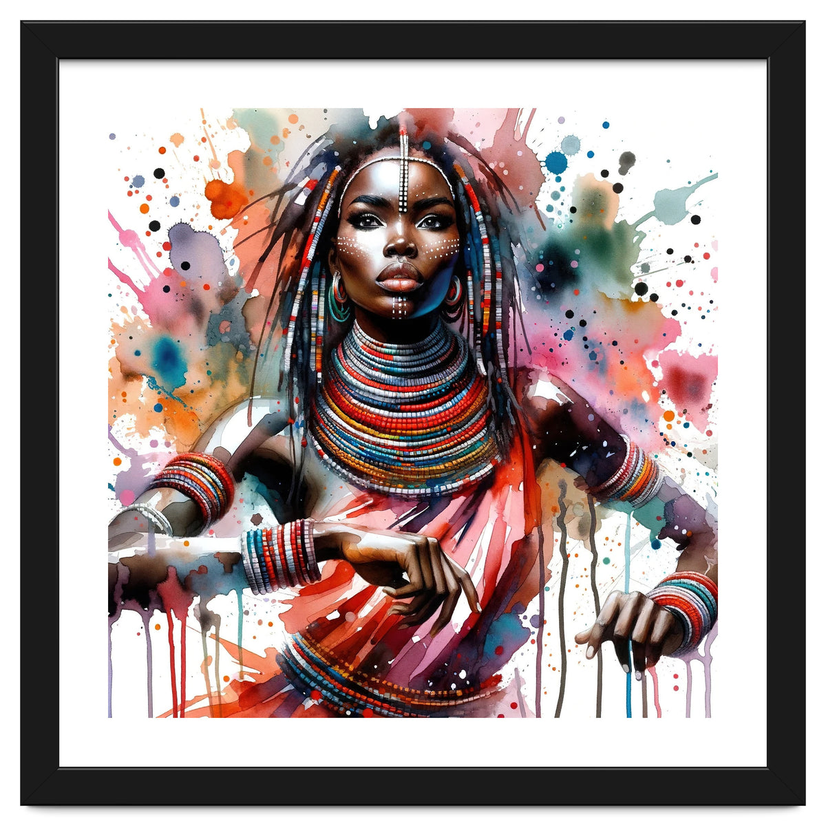 Beaded Majesty Dancer Portrait