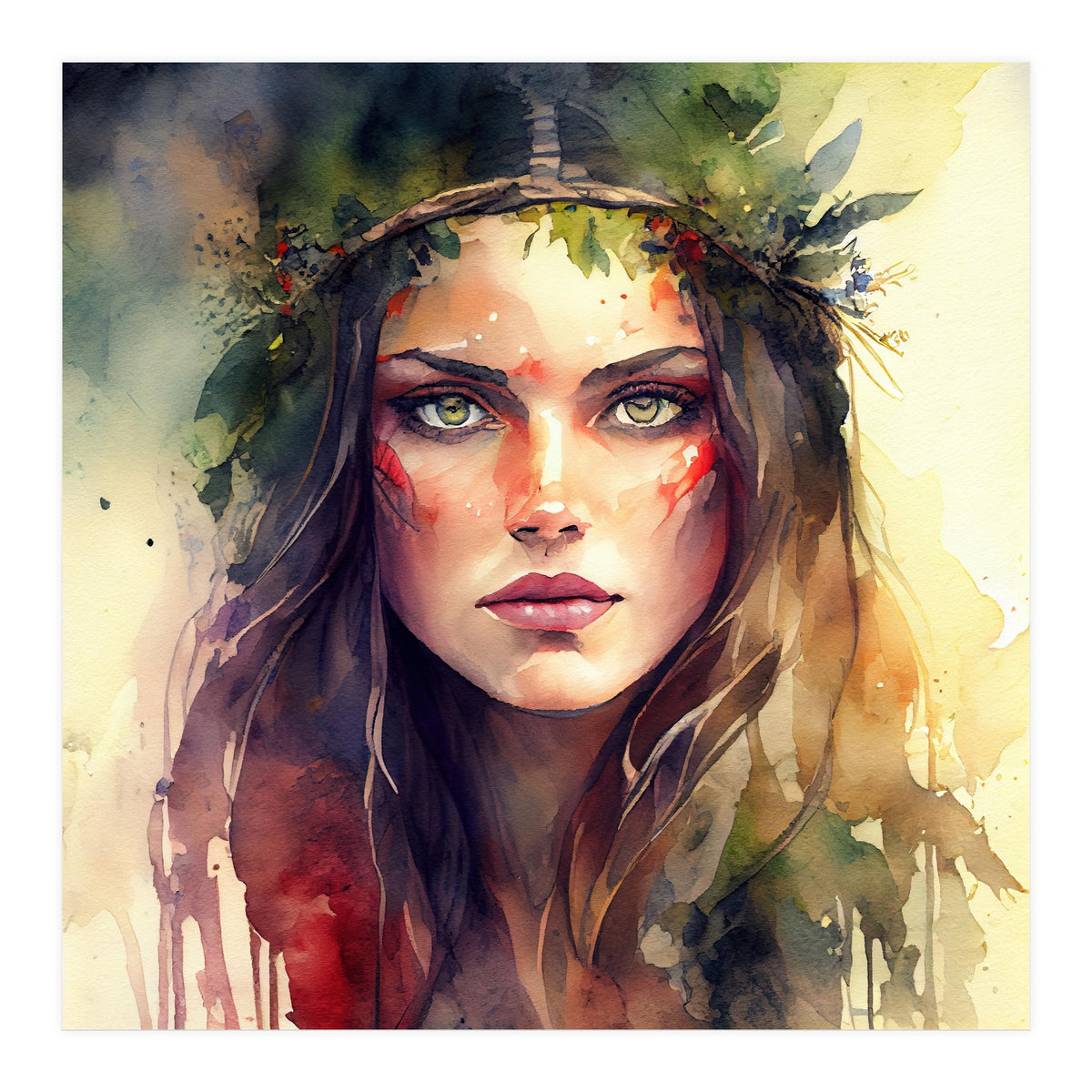 Watercolor Druid #1 (Print Only)