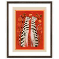 Striped Cat Pair