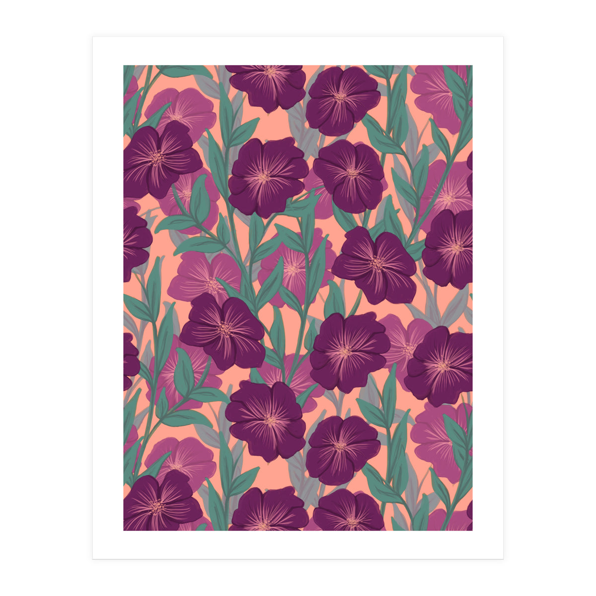 Bold Bloom Purple (Print Only)